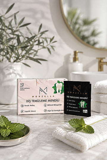 Morzella Diş Temizleme & Parlatıcı Bakım Mendili - 5