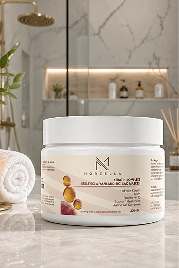 Keratin Kompleks Besleyici Ve Yapılandırıcı Saç Bakım Maskesi 300 ML - 6