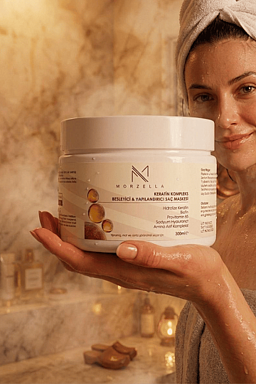 Keratin Kompleks Besleyici Ve Yapılandırıcı Saç Bakım Maskesi 300 ML - 3