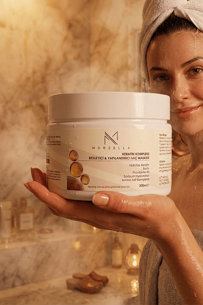 Keratin Kompleks Besleyici Ve Yapılandırıcı Saç Bakım Maskesi 300 ML - 3