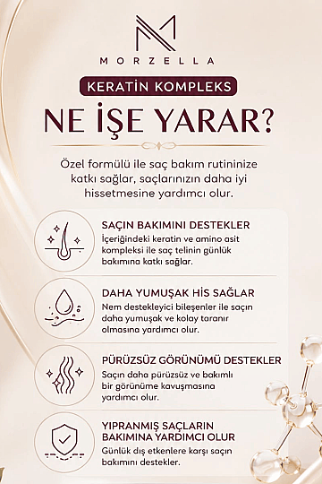 Keratin Kompleks Besleyici Ve Yapılandırıcı Saç Bakım Maskesi 300 ML - 5