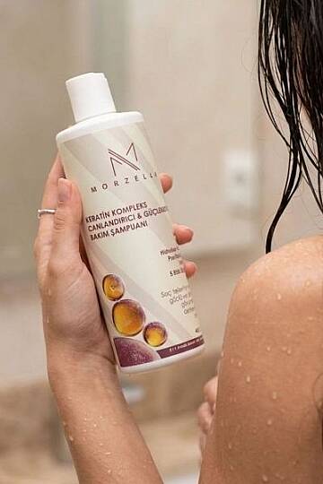 Morzella Keratin Kompleks Canlandırıcı & Güçlendirici Bakım Şampuanı 400 ML - 3